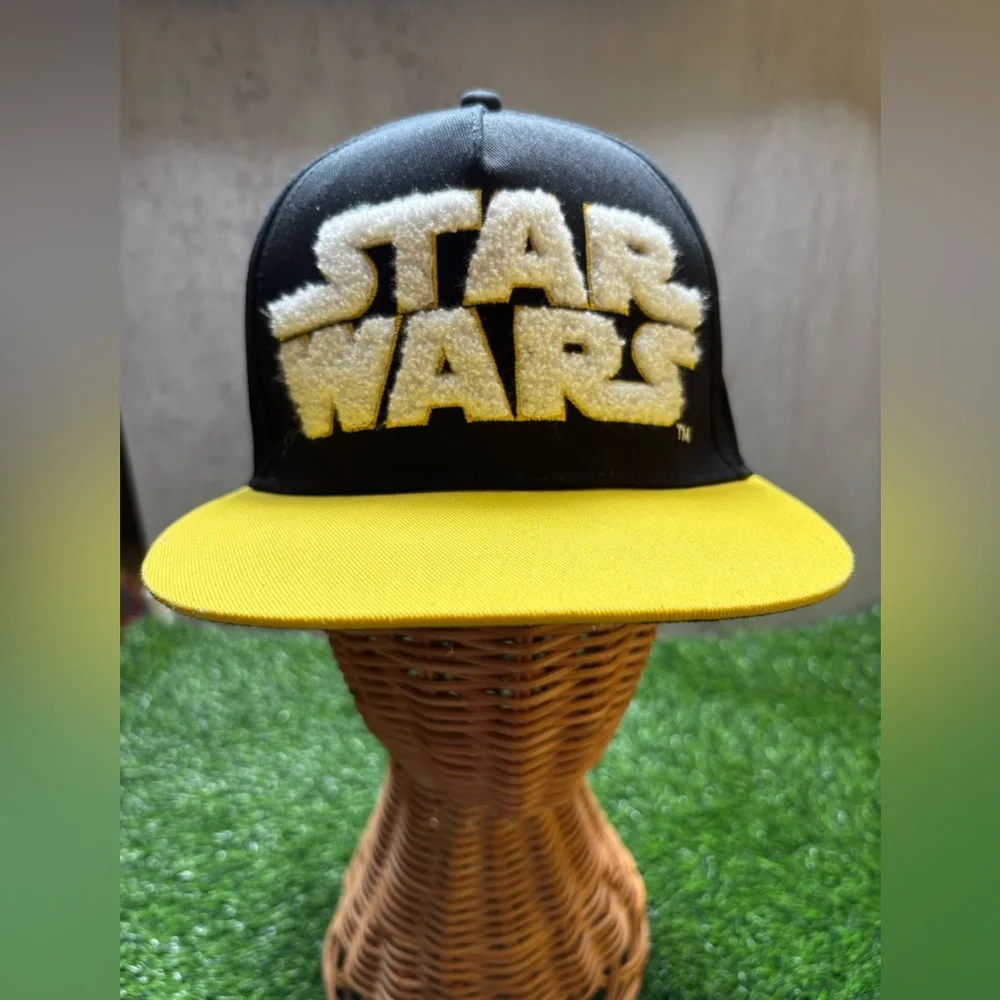 NWT Disney STAR WARS “May The Force Be With You”-Snap Back-Adjustable Cap - Picture 2 of 9